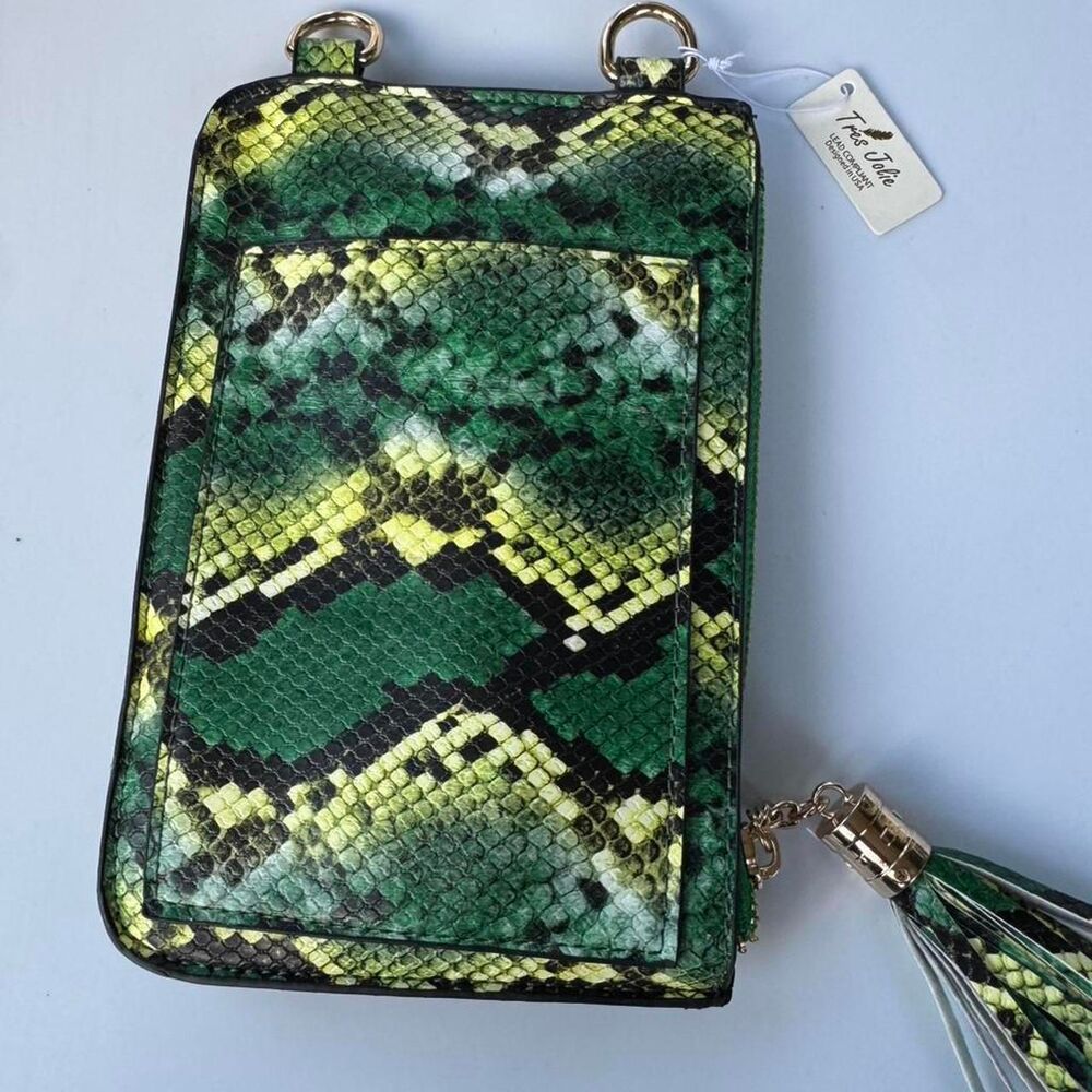 Unbranded Women's Green Cross body Bag/Wallet